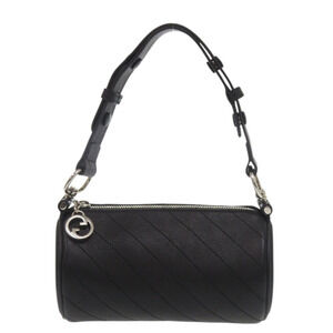 GUCCI Black Leather Shoulder Bag